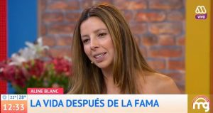 Ex "Protagonista de la fama" Aline Blanc se muestra con nuevo look y su vida en el extranjero en "Mucho gusto"