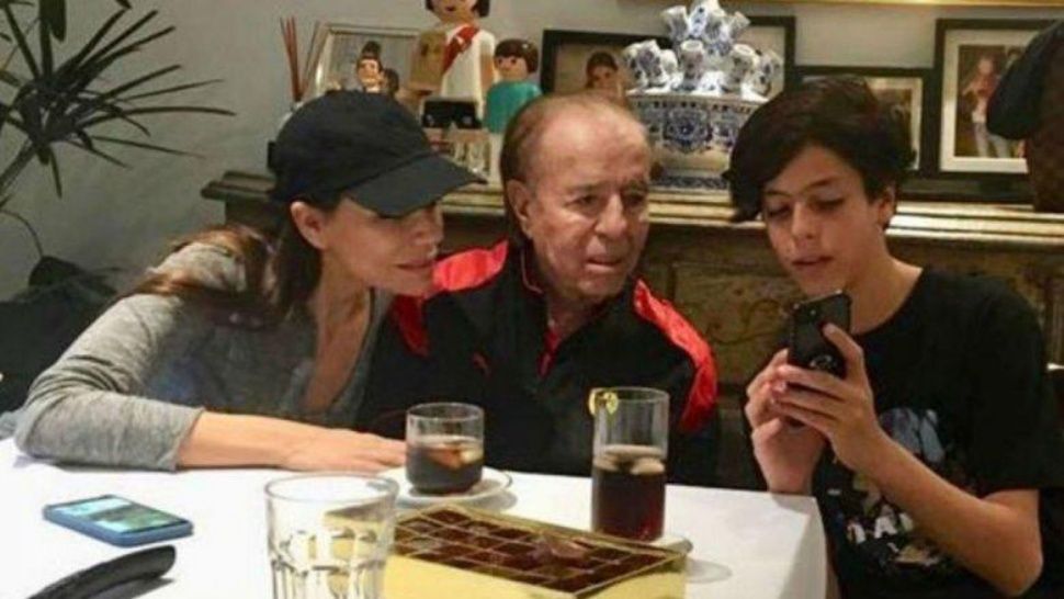 Carlos Menem fue autorizado a viajar a Chile junto a su hija Zulema para poder estar con Máximo