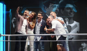 La Teletón volvió a juntar a Carolina de Moras y Rafael Araneda