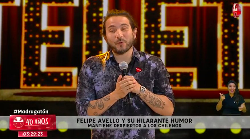 Felipe Avello se ganó todos los aplausos del Teatro Teletón