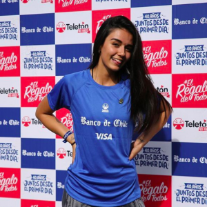 Steffi Méndez llegó muy bien acompañada a la meta de la #Carreratón