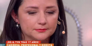 Entre lágrimas se despidió Andrea Arístegui en matinal de TVN: "Mi corazón estará en el canal"