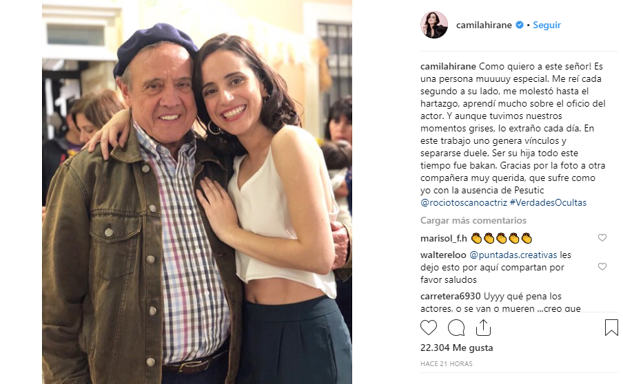 Así despidió Camila Hirane a Mauricio Pesutic tras su salida de "Verdades Ocultas" 