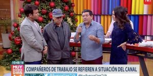Trabajador irrumpe en estudio de "Muy buenos días" por despidos masivos en TVN