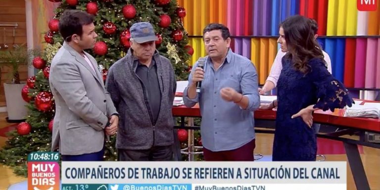 Trabajador irrumpe en estudio de "Muy buenos días" por despidos masivos en TVN