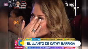 Cathy Barriga se emociona hasta las lagrimas por apoyo a ser 'candidata presidencial': "Yo no lo descarto"