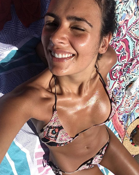 Dominique Gallegos preocupa a sus seguidores con foto en bikini