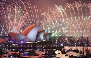 ¡Revisa los primeros fuegos artificiales del 2019 en Australia y Nueva Zelanda!