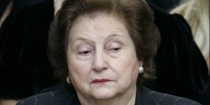 Lucía Hiriart sufre accidente doméstico y es internada en el Hospital Militar