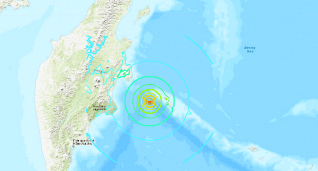 Terremoto de 7,5 grados se registró en costas de Rusia
