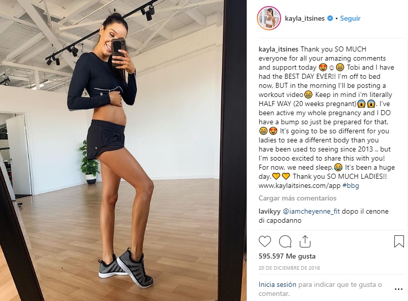 Kayla embarazada