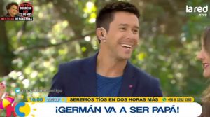 Germán Schiessler abandonó set de "Hola Chile" al saber que su hija estaba por nacer