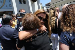 Así fue la emotiva despedida de la hija de René O'Ryan