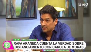 Rafael Araneda sobre filtración de audio que quebró su relación con De Moras: "Todo lo que pasó es una pena"