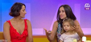 Hija de Titi Aguayo se asustó con la risa de José Miguel Viñuela en "Mucho gusto"