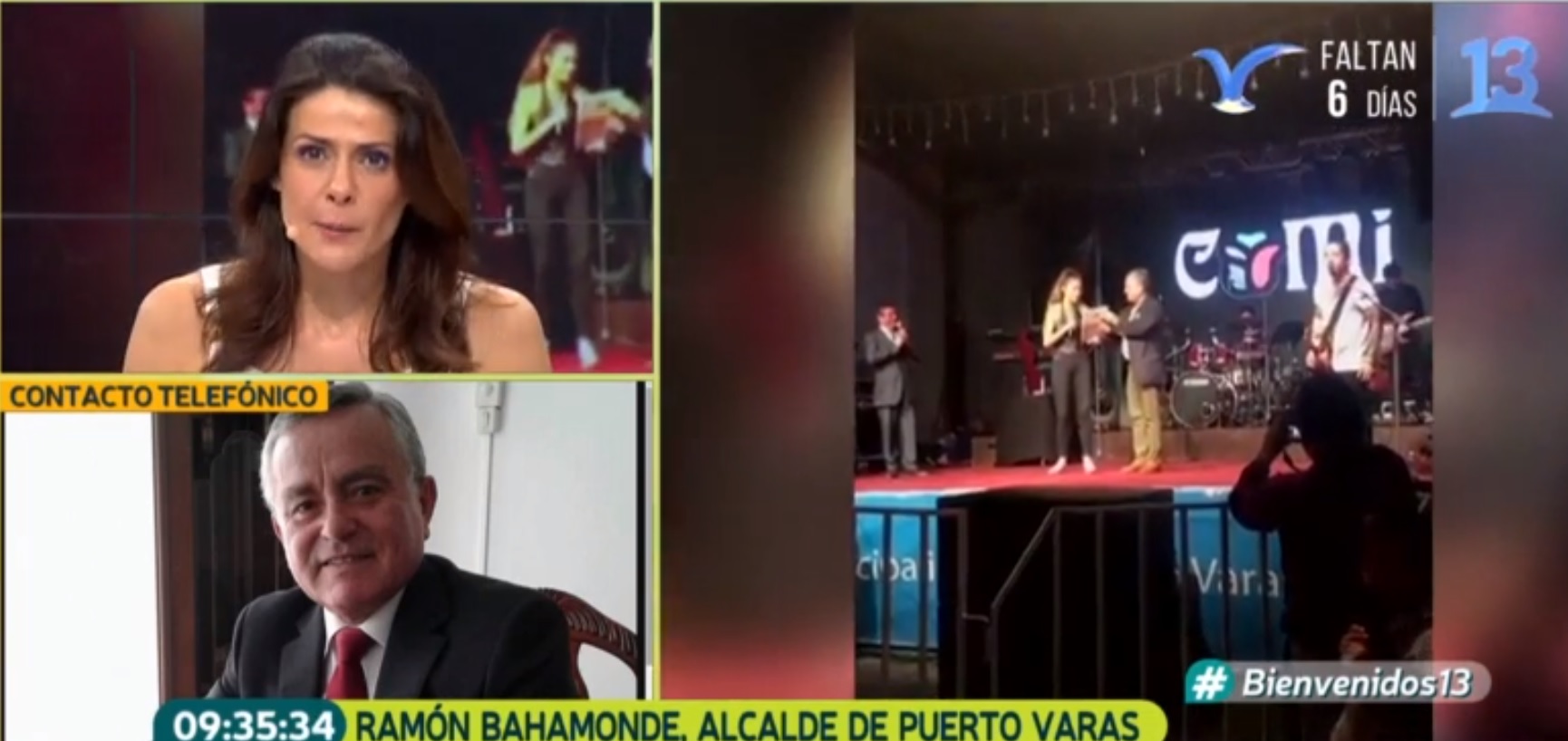 El tenso round entre panelistas de "Bienvenidos" y Alcalde de Puerto Varas