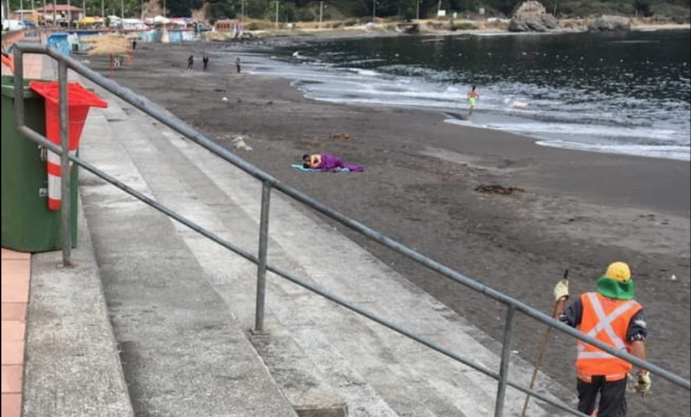 Soprenden a pareja teniendo sexo en playa del Biobío