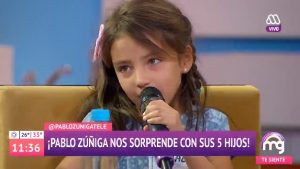 La cómica pregunta de hija de Pablo Zúñiga tras escuchar risa de José Miguel Viñuela