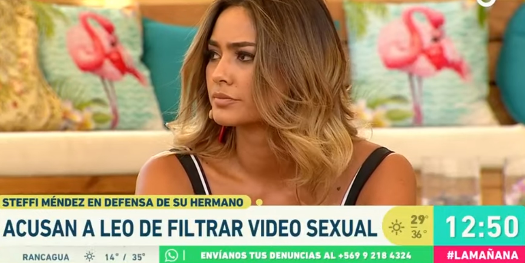 Camila Recabarren se refiere a las acciones legales de Leo Méndez Jr.