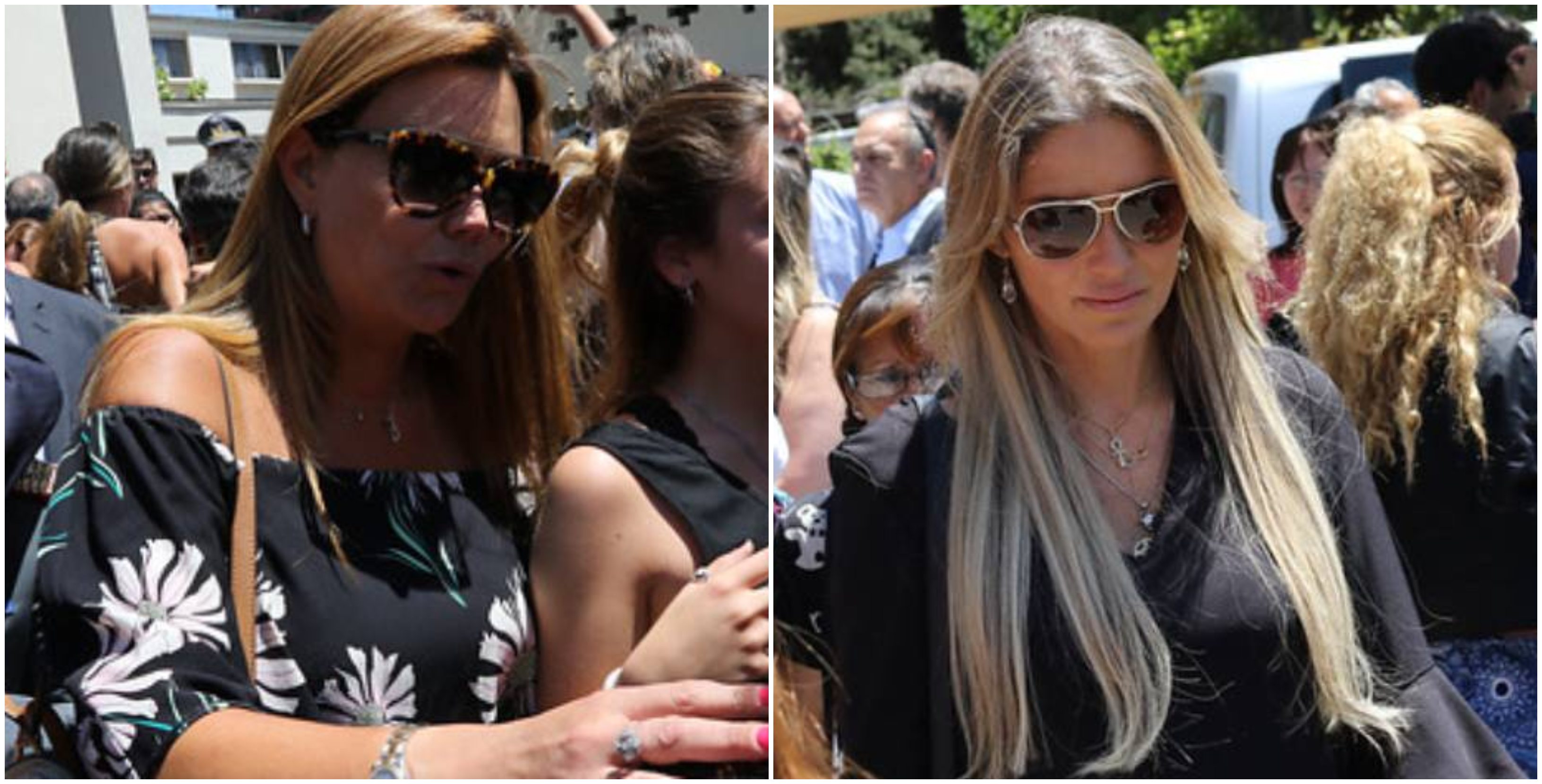 El incómodo momento entre Daniella Campos y Kenita Larraín en funeral de René O'Ryan