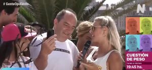 Reportera argentina encaró en pleno despacho a hombre que grababa su trasero