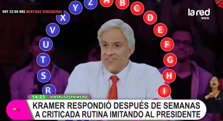 Stefan Kramer rompió el silencio sobre su polémica imitación de Piñera en la Teletón