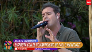 De tal palo tal astilla: Paolo Meneguzzi presentó a su hijo de 3 años en "Rojo"