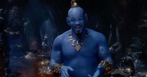 ¿Por qué el genio de Aladdin es azul?