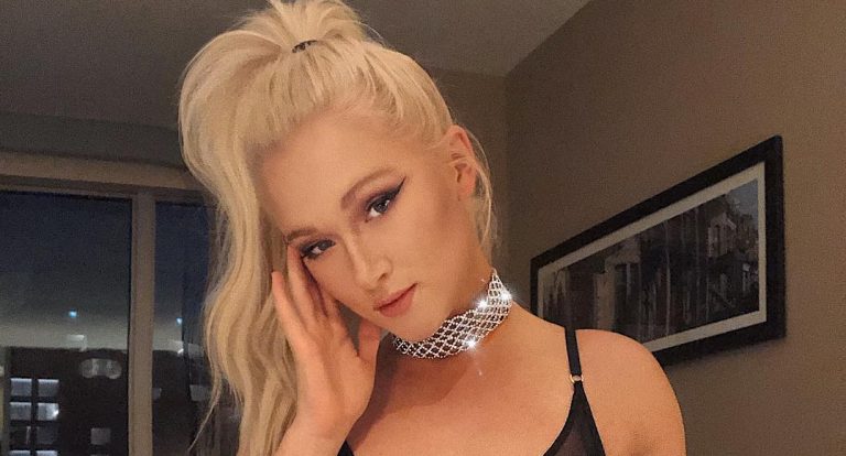 El osado atuendo de Vesta Lugg en cuarentena