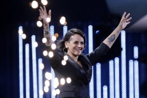 Jani Dueñas regresó a los escenarios y desmintió tuit de 'conserje del Sheraton'