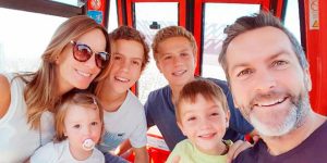 Cristián Sánchez enamoró con fotos junto a sus hijos