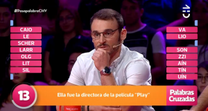 Equipo logró lamentable récord en juego "Palabras cruzadas" de "Pasapalabra"