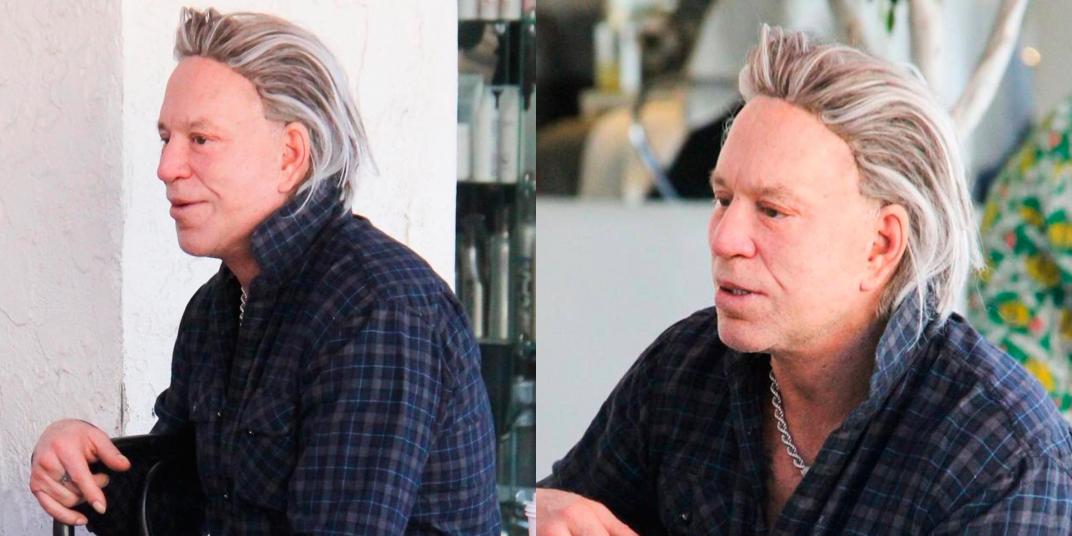 Estos son los cambios de look que ha sufrido Mickey Rourke tras varias operaciones