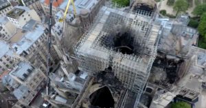 Imágenes muestran como quedó la catedral de Notre Dame después del incendio