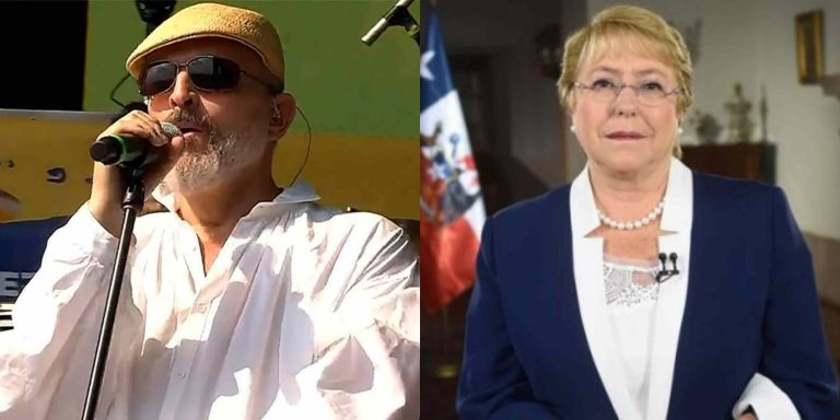 Como disco rayado: Miguel Bosé nuevamente emplaza a Michelle Bachelet por redes sociales