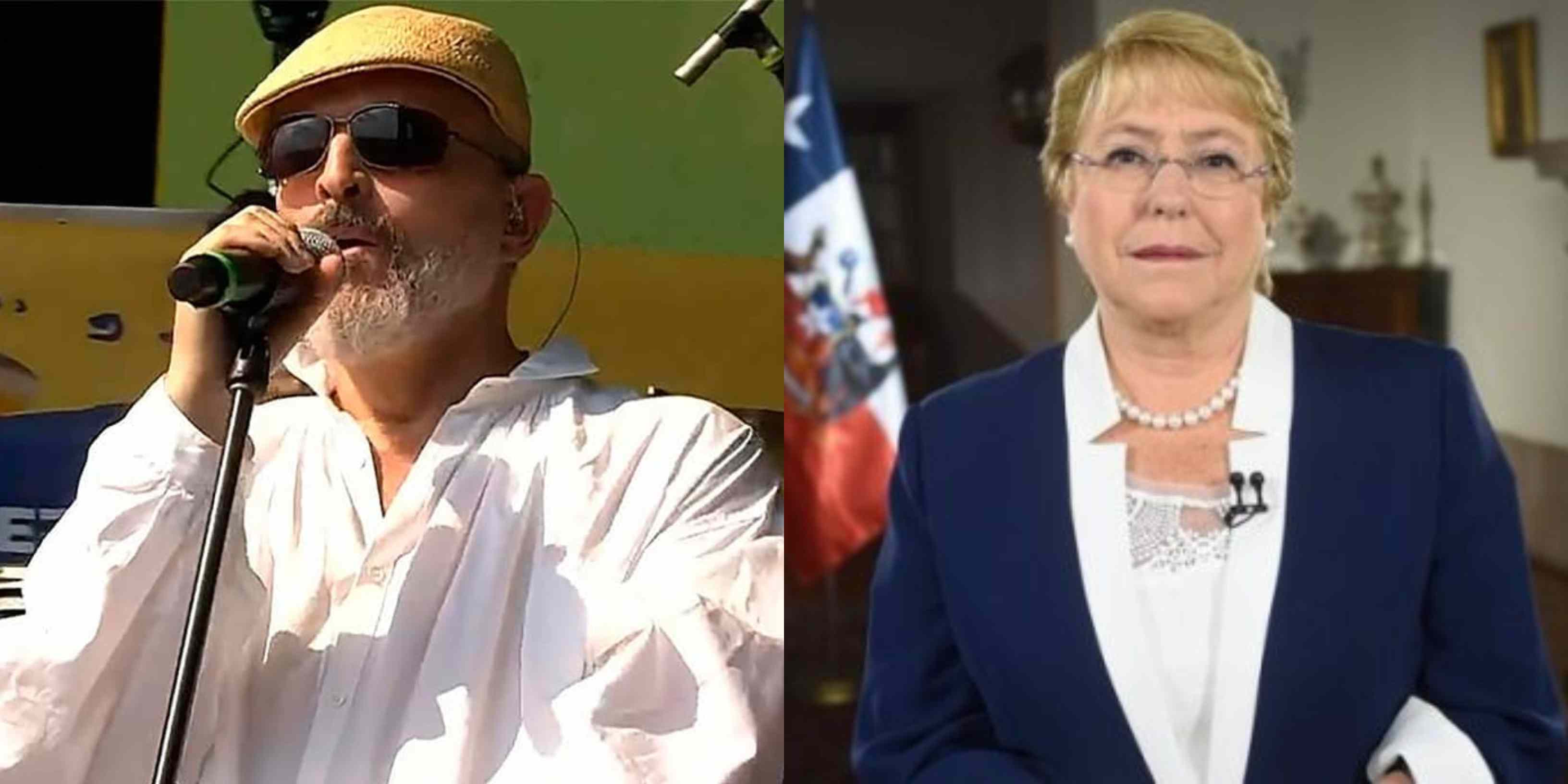 Como disco rayado: Miguel Bosé nuevamente emplaza a Michelle Bachelet por redes sociales