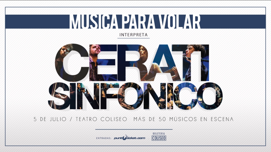 Show de "Gustavo Cerati Sinfónico" llega a nuestro país