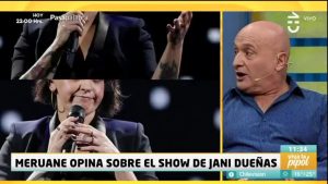 Ricardo Meruane se refiere a la rutina de Jani Dueñas en Viña: "Tuvo una actitud despectiva"