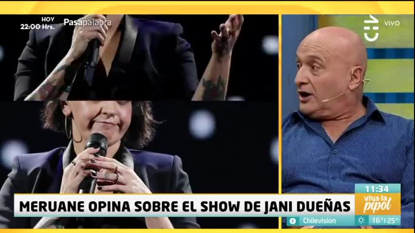 Ricardo Meruane se refiere a la rutina de Jani Dueñas en Viña: "Tuvo una actitud despectiva"