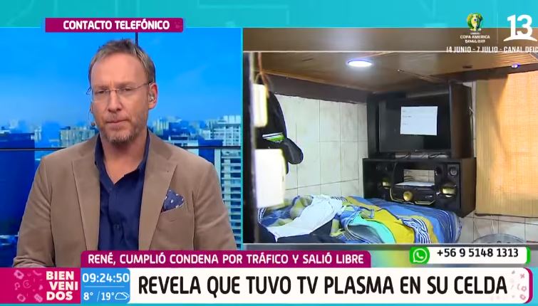 "Bienvenidos" es duramente criticado por entrevista en vivo con narco chileno