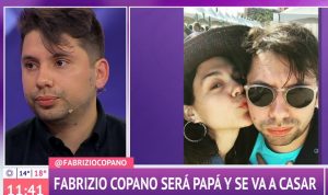 Comediante Fabrizio Copano anuncia que será padre: Su pareja ya tiene 5 meses