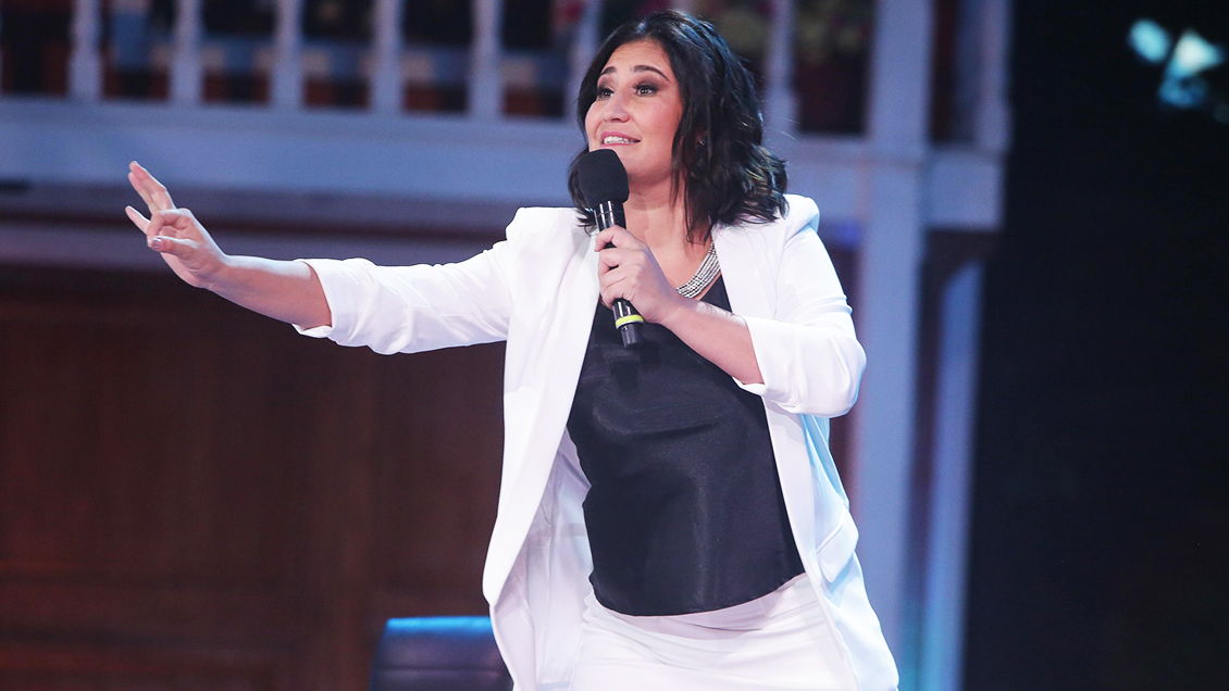 La fuerte caída que sufrió Belén Mora en pleno show: "Pero caí con estilo"