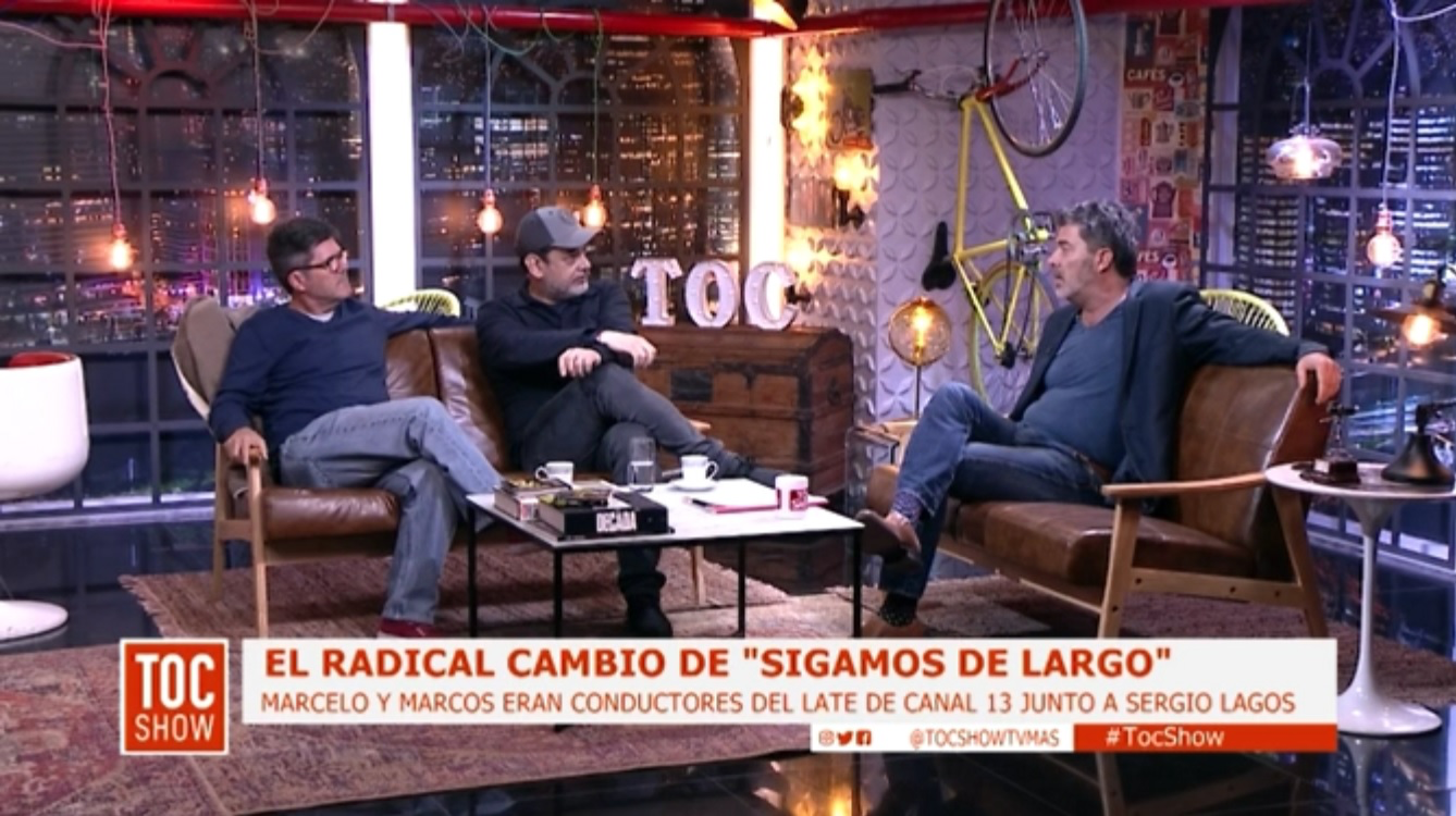 Canal 13 baja entrevista donde Marcelo Comparini y Marco Silva explican su salida de "Sigamos de largo"