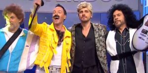 Por cumpleaños de Tonka Tomicic: Los panelistas de "Bienvenidos" imitaron a Queen