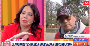 Automovilista acusa agresión de Claudio Reyes con un bate