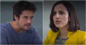 Televidentes festinaron con esperado cara a cara de Rocío y Tomás en "Verdades ocultas"