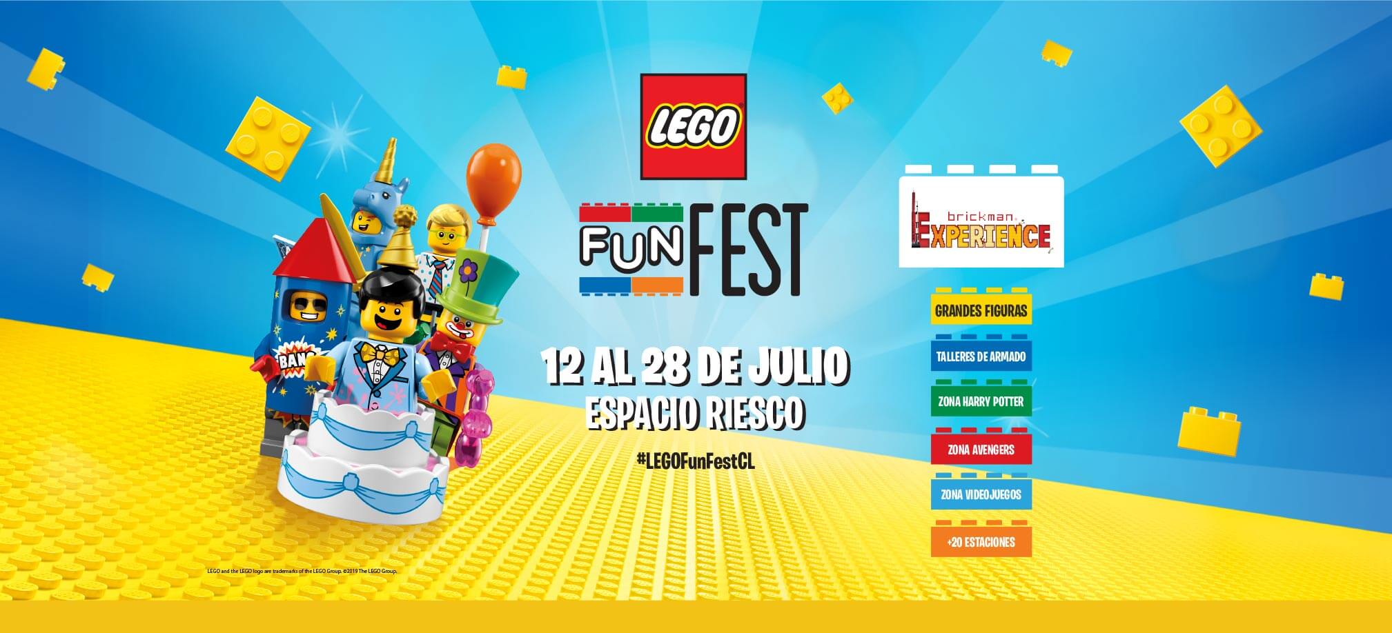 ¡Conoce a los ganadores de entradas para Lego Fun Fest 2019!
