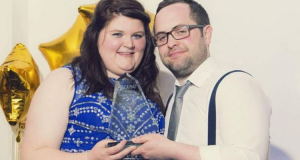 Tenía miedo por el día de su boda y perdió 40 kilos: ahora luce irreconocible