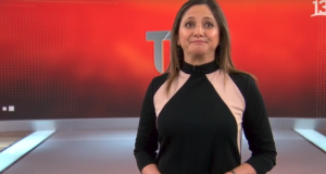¿24 horas? El divertido 'fail' de Mónica Pérez cuando cerraba el noticiero de Canal 13