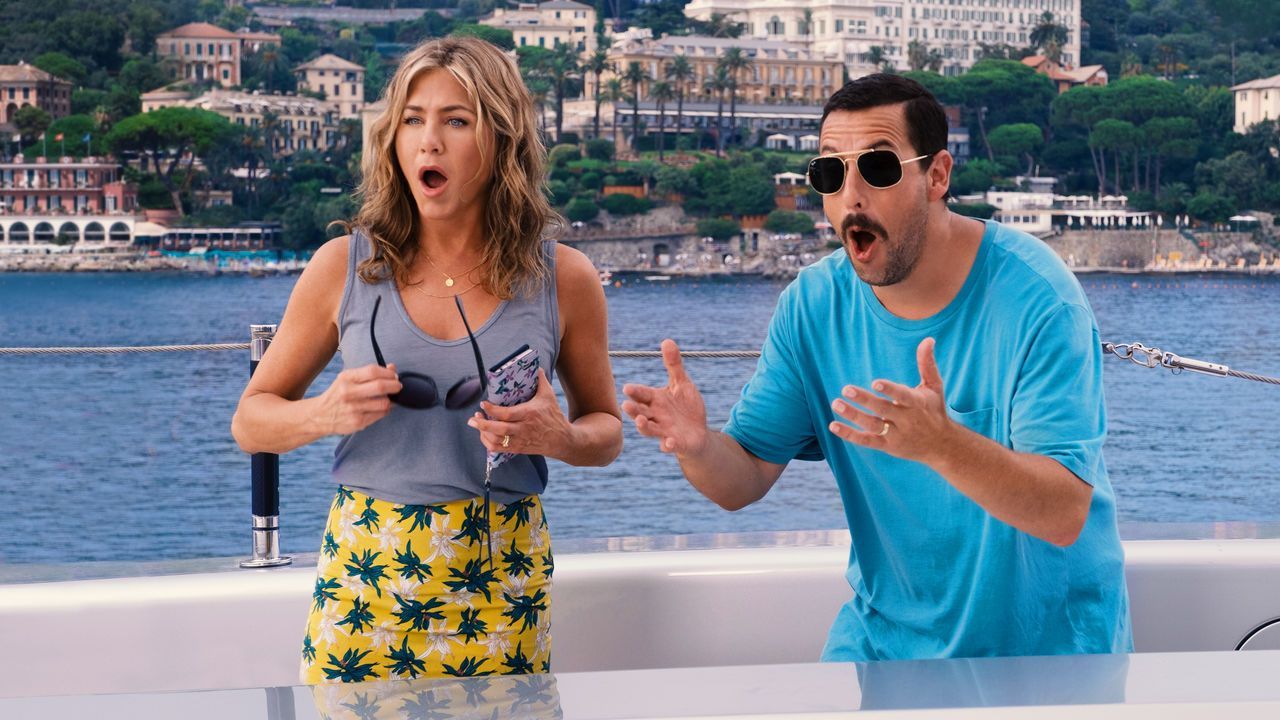 "Misterio a bordo: película que une a Jennifer Aniston y Adam Sandler causa furor en Netflix